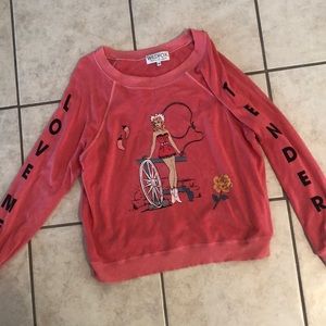 “Love Me Tender” Vintage Western Pin-Up Cowgirl Sweatshirt